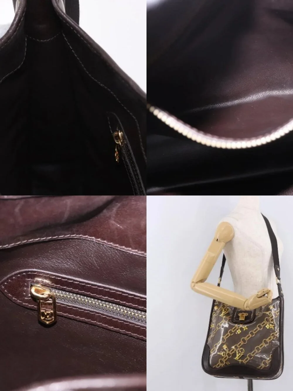 LOUIS VUITTON Monogram Charm Musette Shoulder Bag Brown M95159 LV Auth 188803V
